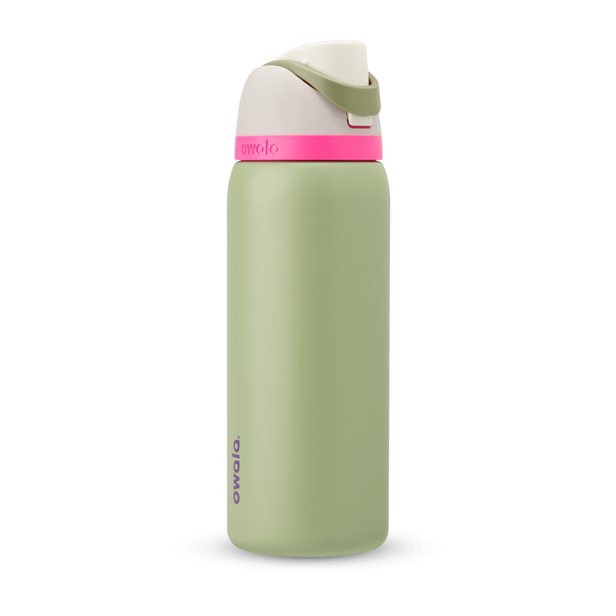 Garrafa Owala Freesip Térmica 946ml | Inox | Green Neo Sage